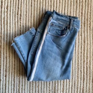 Blue High-Waisted Skinny Jeans